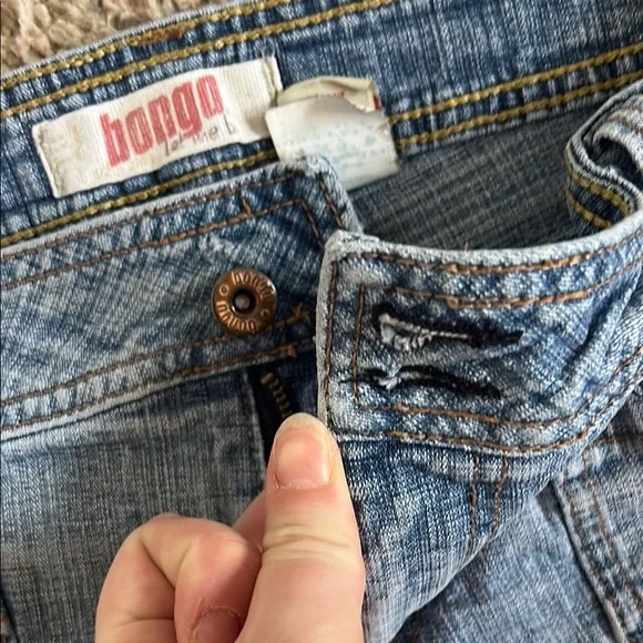 Y2K Vintage Micro BONGO Jean Shorts - Picture 7 of 10